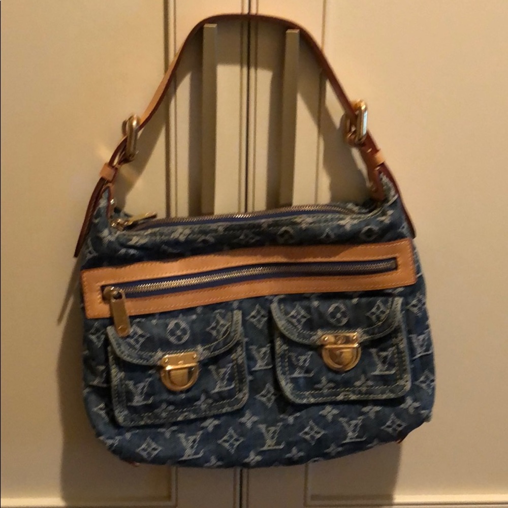 Louis Vuitton vintage denim purse